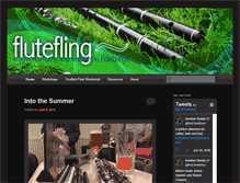 Tablet Screenshot of flutefling.co.uk